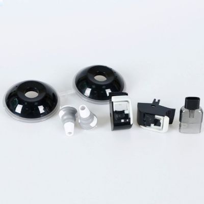 Bộ phận ép nhựa hình tròn màu đen 35000-1000000 lần chụp